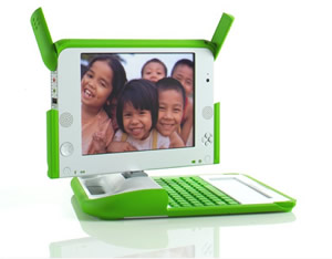 OLPC grön laptop